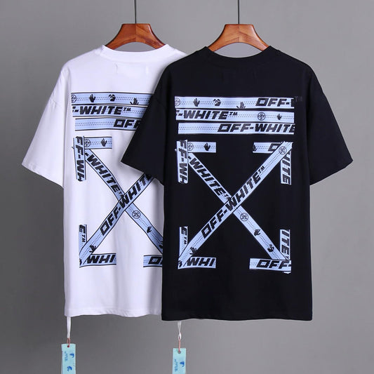 OFF-Whlte Arrow logo print T-shirt#88