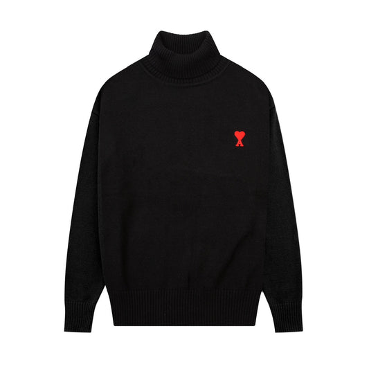 2026 AMI PARIS Turn Neck Sweater