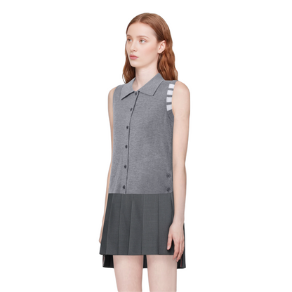 Women's tricolor knitted short sleeves（副本） THOM TREND