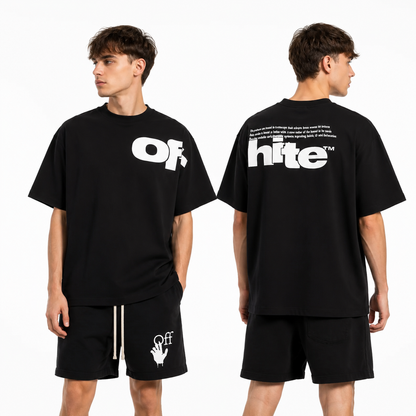 OFF-Whlte Arrow Logo Cotton T-shirt-1022