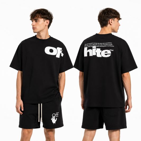 OFF-Whlte Arrow Logo Cotton T-shirt-1022