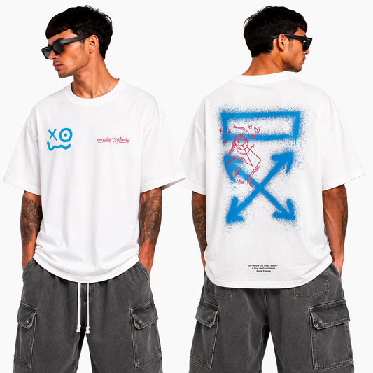 OFF-Whlte Arrow Logo Cotton T-shirt#25