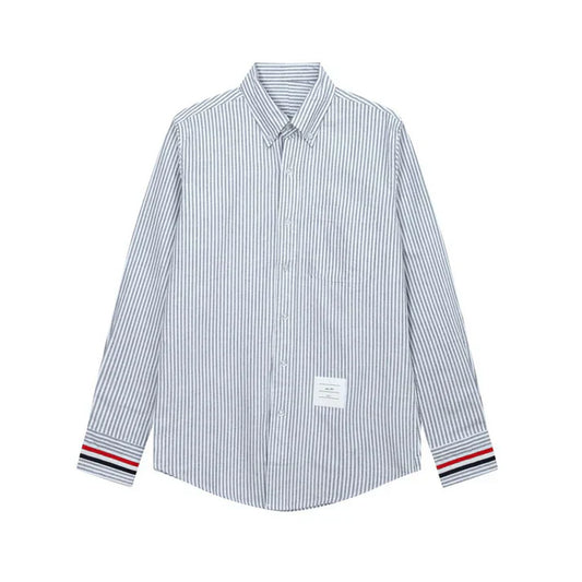 Thom Browne Spring Summer Men's Striped Long Sleeve Shirt