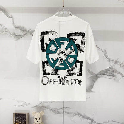 OFF-Whlte Arrow Logo Cotton T-shirt#812