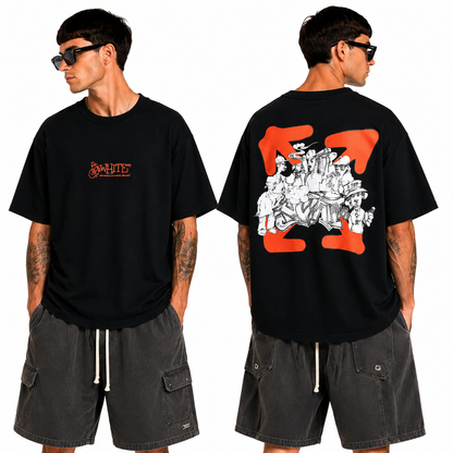 OFF-Whlte Arrow logo print T-shirt#71