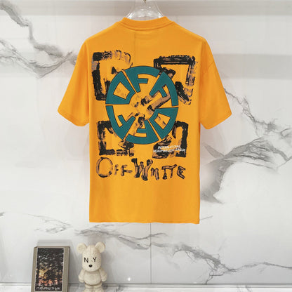 OFF-Whlte Arrow Logo Cotton T-shirt#812