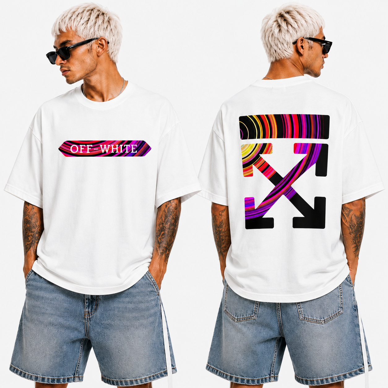 OFF-Whlte Arrow sign T-shirt#61