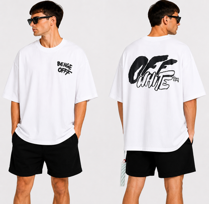 OFF-Whlte Arrow logo print T-shirt#76