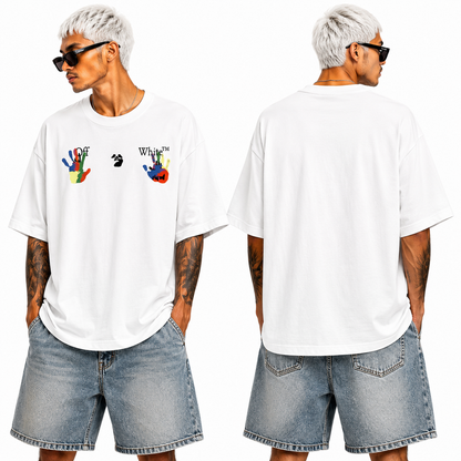 OFF-Whlte Arrow Logo Cotton T-shirt#1002