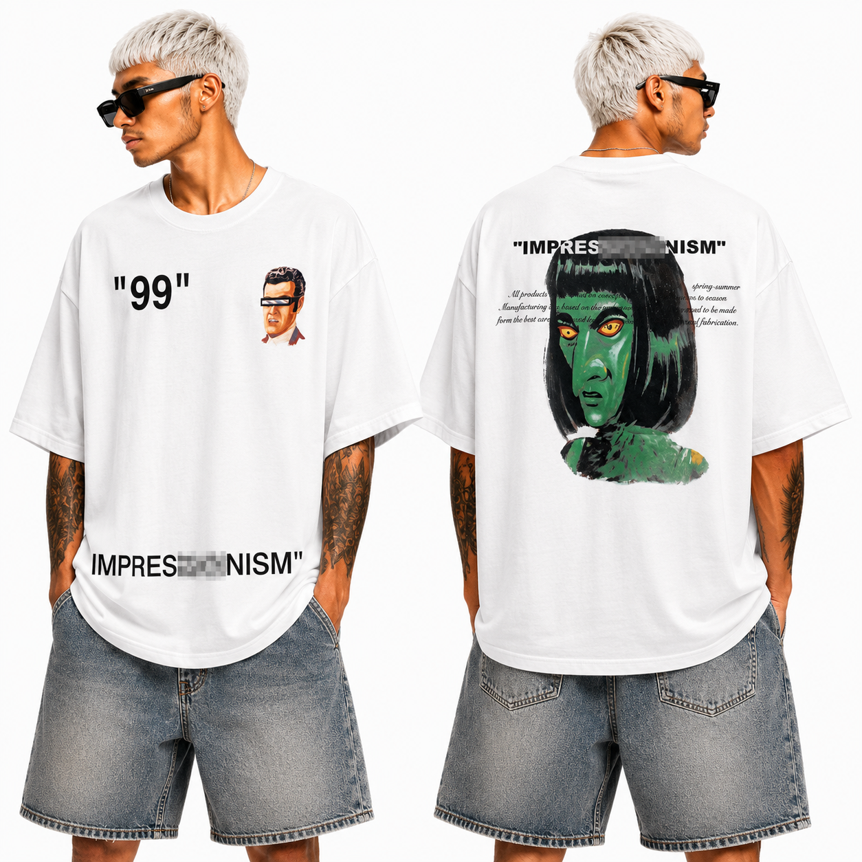 OFF-Whlte Arrow Logo Cotton T-shirt#24