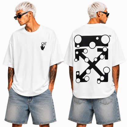 OFF-Whlte Arrow Logo Cotton T-shirt#23