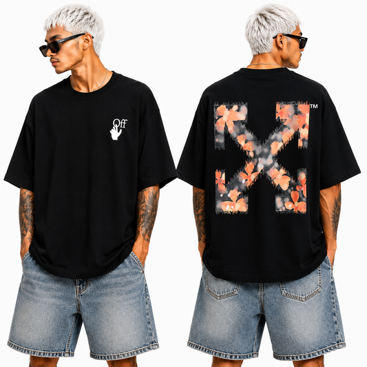 OFF-Whlte Arrow Logo Cotton T-shirt#68
