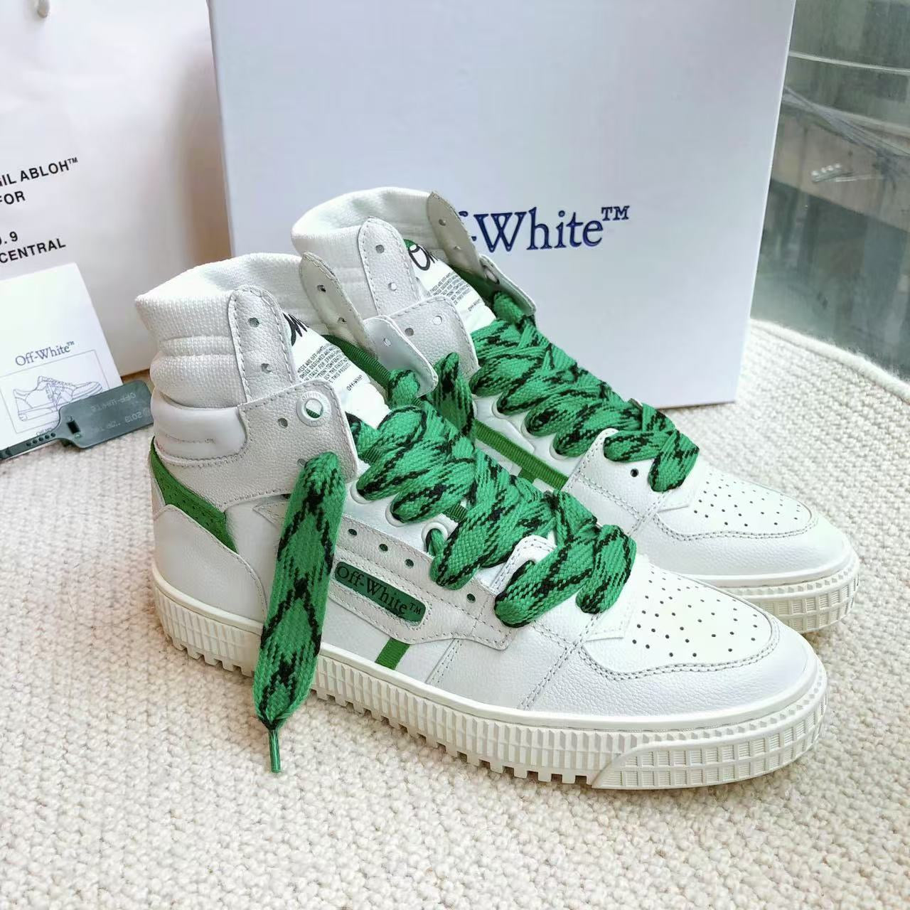 OFF-Whlte high-top sneakers#48