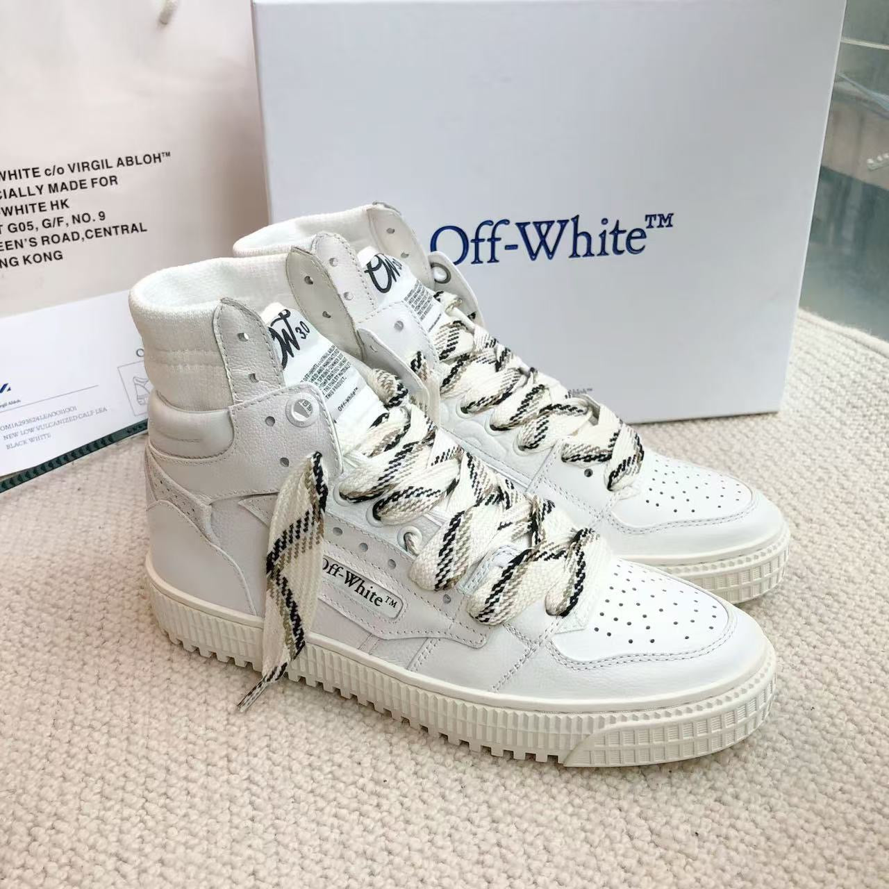 OFF-Whlte high-top sneakers#48