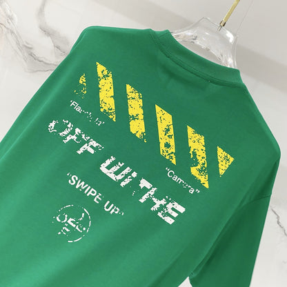 OFF-Whlte Arrow Logo Cotton T-shirt#812