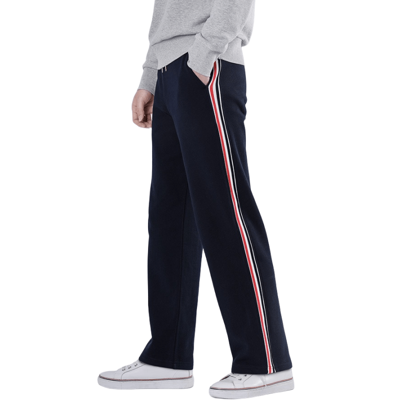 Unisex side webbing loose straight trousers THOM TREND