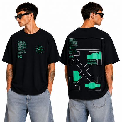 OFF-Whlte Arrow logo print T-shirt#73