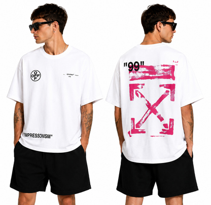 OFF-Whlte Arrow logo print T-shirt#2