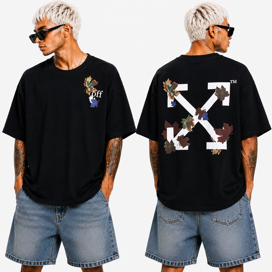 OFF-Whlte Arrow logo print T-shirt#82