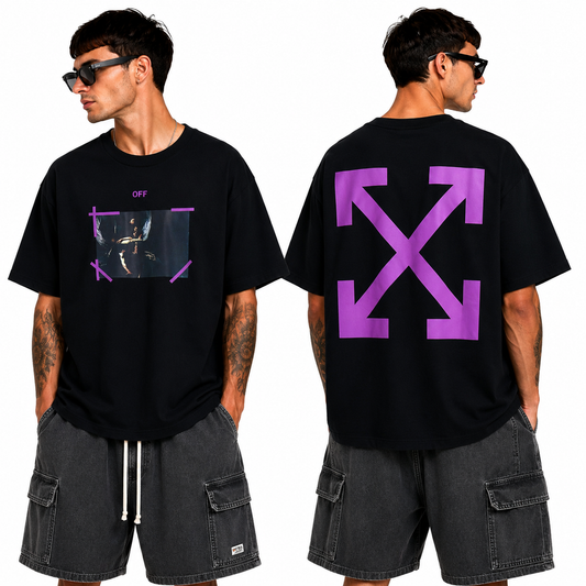 OFF-Whlte Arrow logo print T-shirt#69