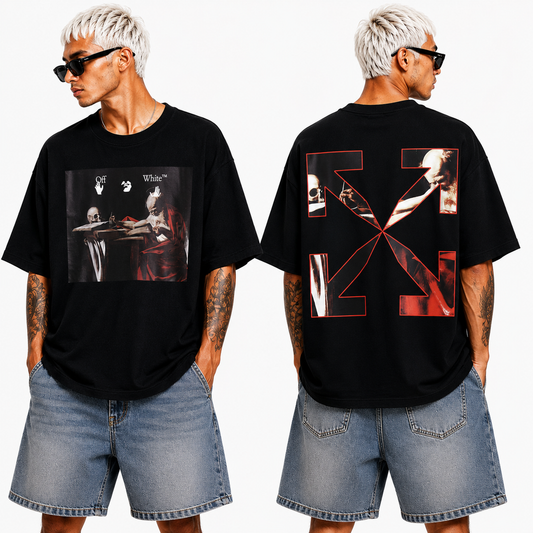 OFF-Whlte Arrow Logo Cotton T-shirt-1020