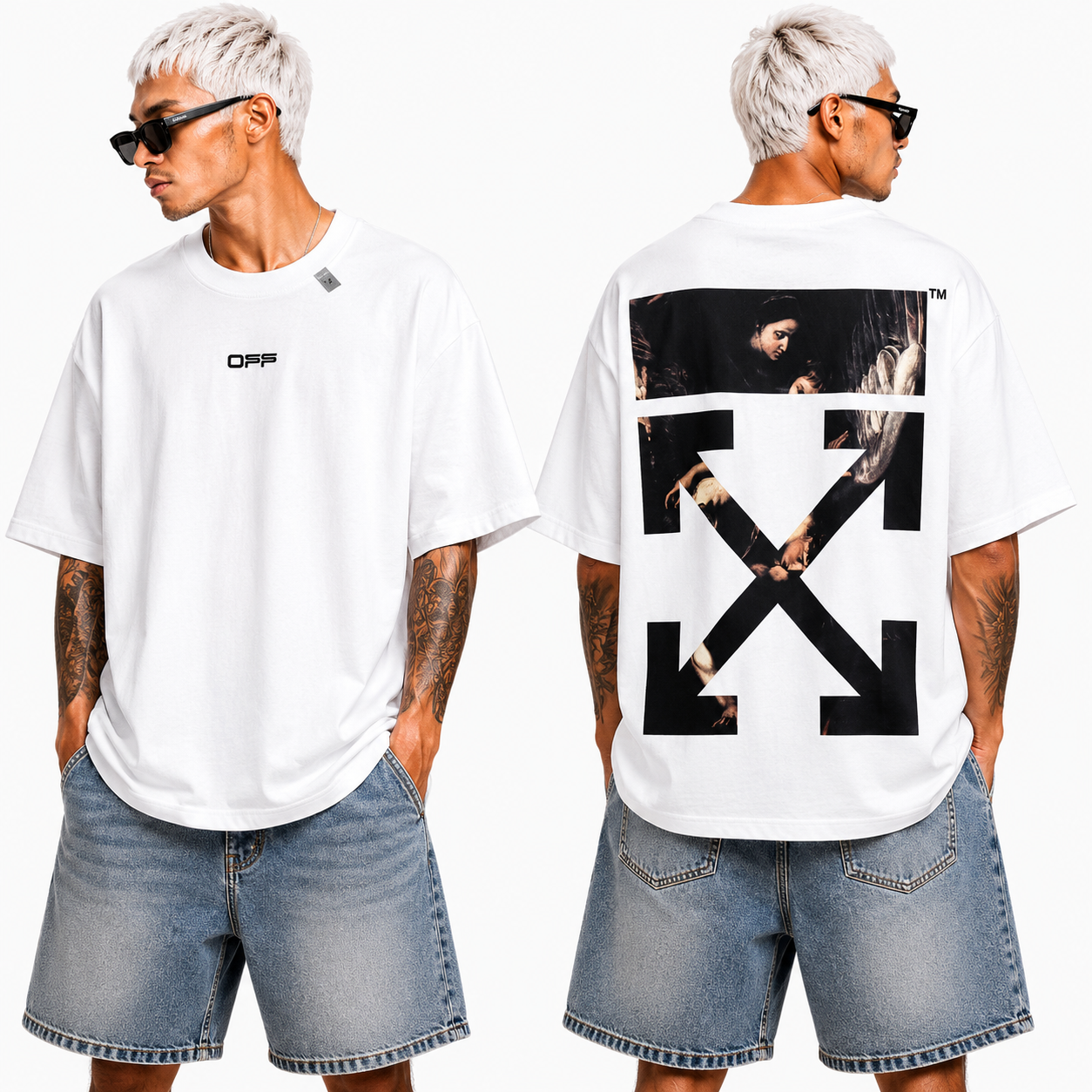 OFF-Whlte Arrow sign T-shirt#64