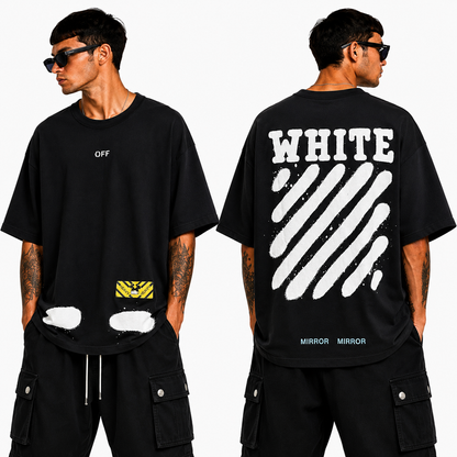 OFF-Whlte Arrow Logo Cotton T-shirt#31