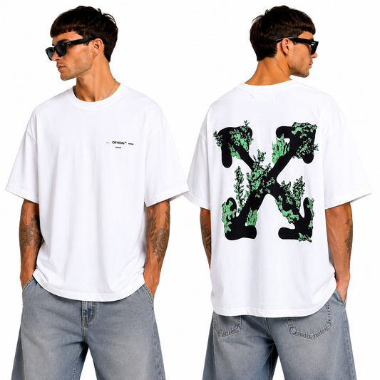 OFF-Whlte Arrow logo print T-shirt#81