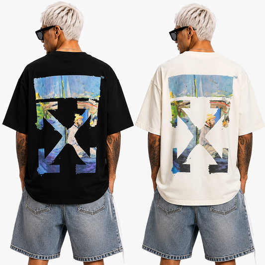 OFF-Whlte Arrow logo print T-shirt