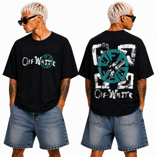 OFF-Whlte Arrow Logo Cotton T-shirt#812