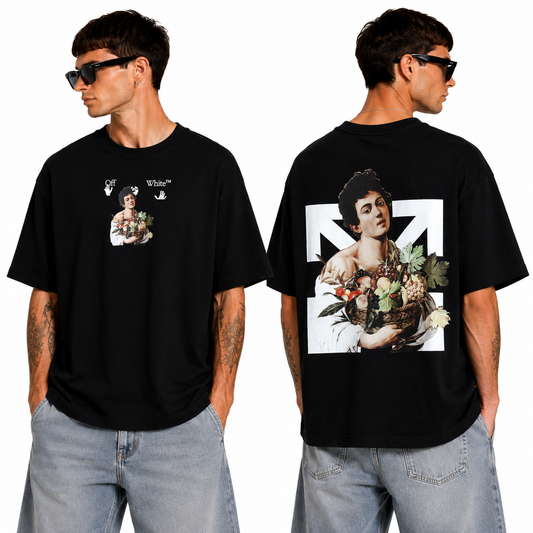 OFF-Whlte Arrow logo print T-shirt#84