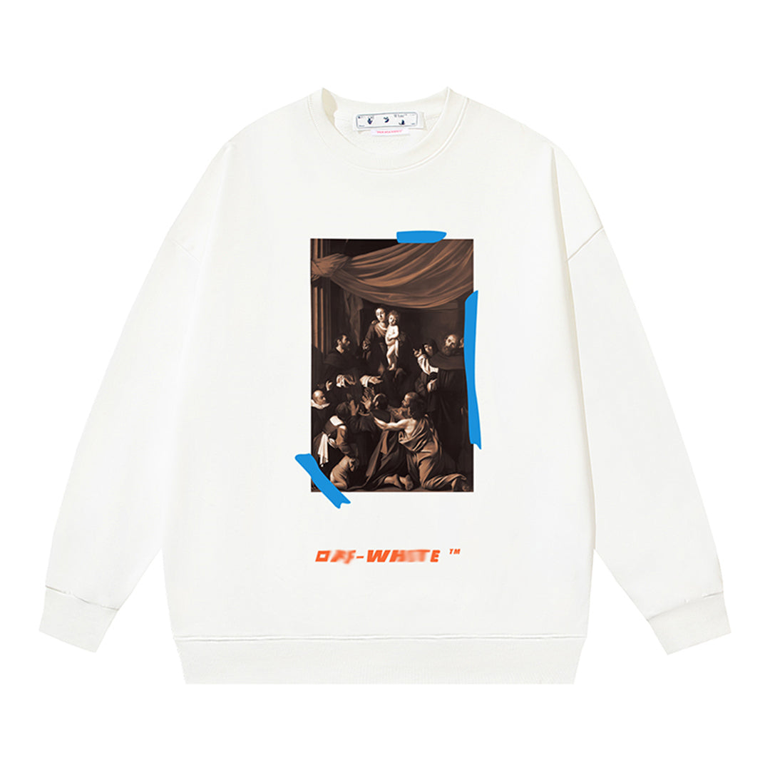 OFF-Whlte Arrow logo sports sweatshirt#7