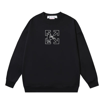 OFF-Whlte Arrow logo sports sweatshirt#114