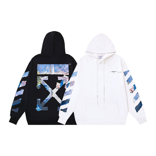 OFF-Whlte Arrow logo sports sweatshirt#4