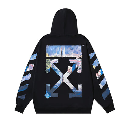 OFF-Whlte Arrow logo sports sweatshirt#4