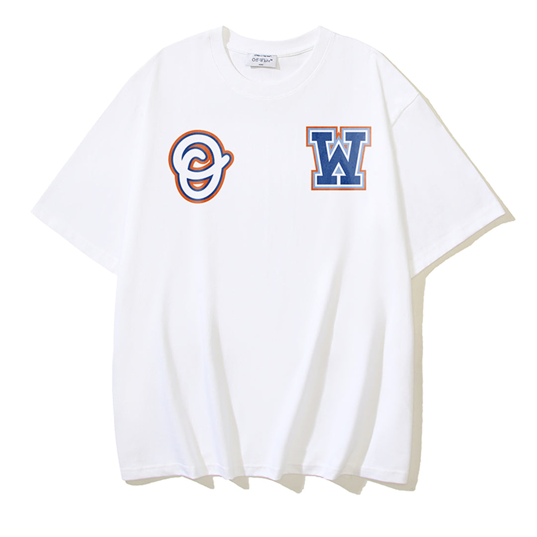 OFF-Whlte Arrow Logo Cotton T-shirt#1101